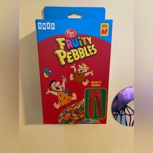 Soft cozy fruity pebble pajama pants